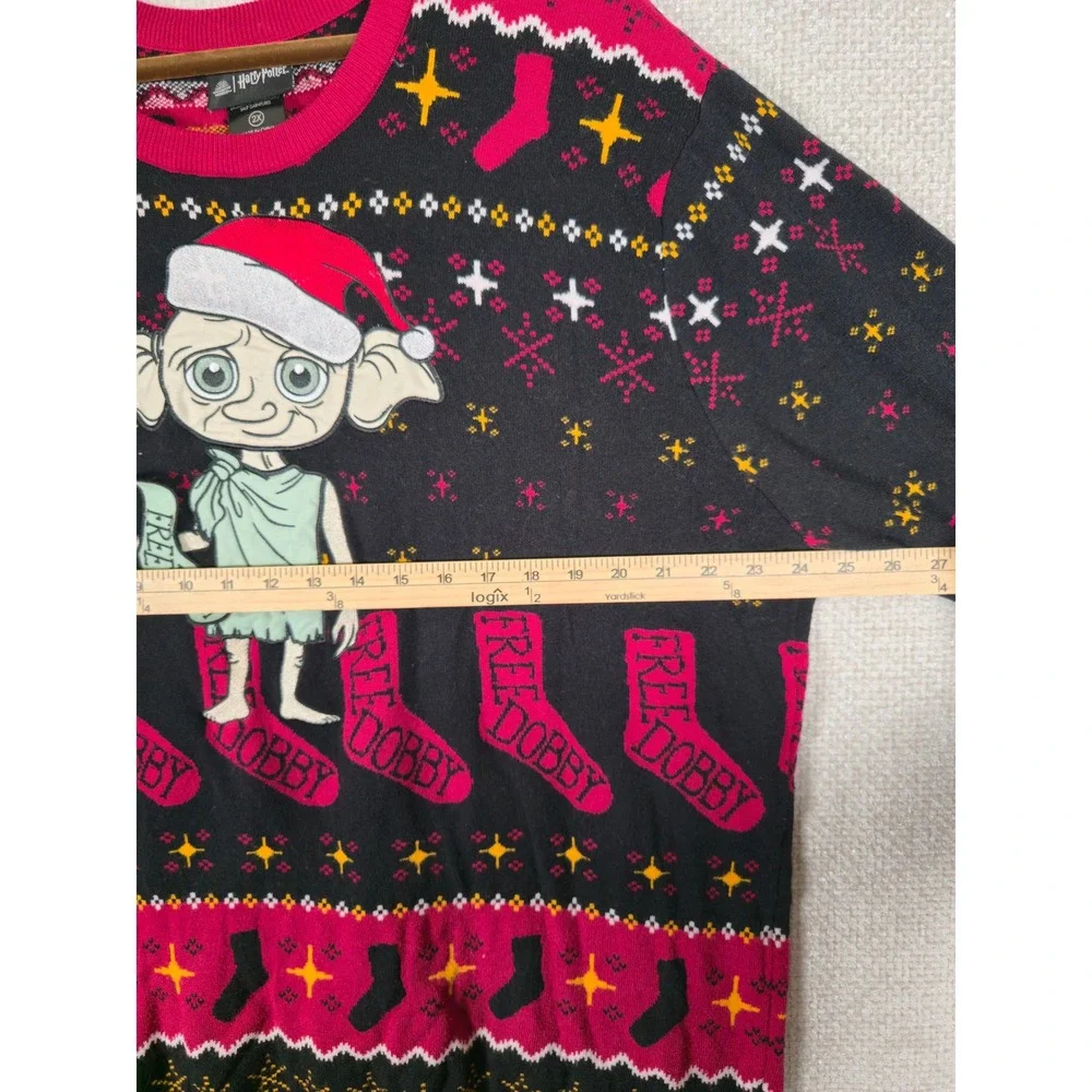 Harry Potter Dobby Santa Hat Holiday Sweater BoxLunch Exclusive Size 2X‎